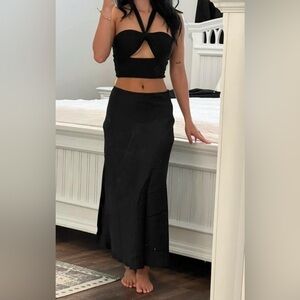 SHEIN long black skirt